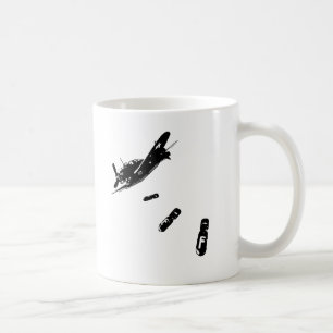Mug Plongeur de F-Bombe (noir)