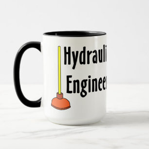 Mug Plongeur de toilettes de l'ingénieur hydraulique