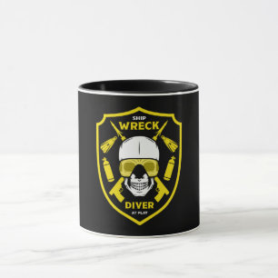 Mug plongeur nautique
