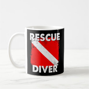 Mug Plongeur Secouru Scuba Pour Les Étudiants Divers