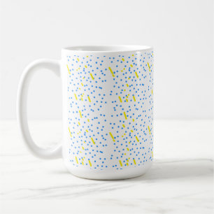 Mug Pluie de météores Blue Dots