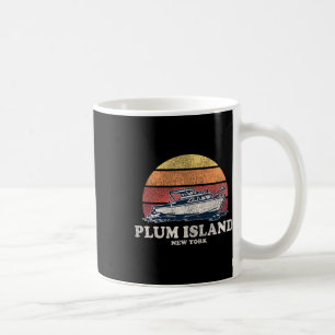 Mug Plum Island Ny Bateau Vintage Années 70 Conception