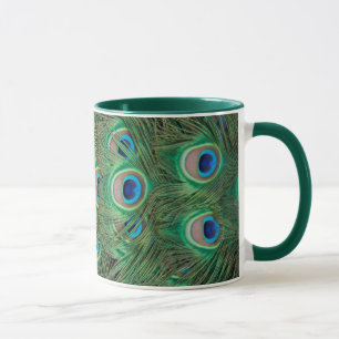 Mug plumage de paon