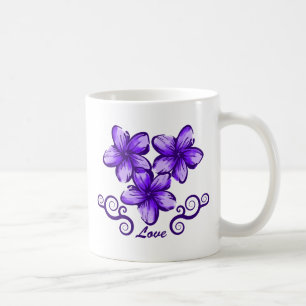 Mug Plumeria d'Hawaï d'amour