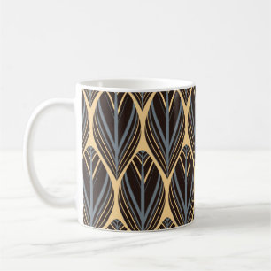 Mug plumes de style indien motif sans couture en argen