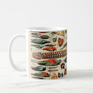 Mug Plumes d'oiseaux sauvages Antique