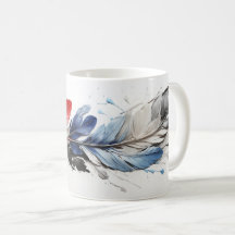 Mug - Plumes - Tricolore