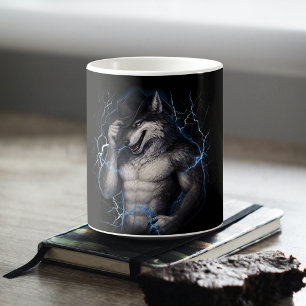 Mug Plus de Monsieur Gentil Garçon Drôle de Loup Alpha