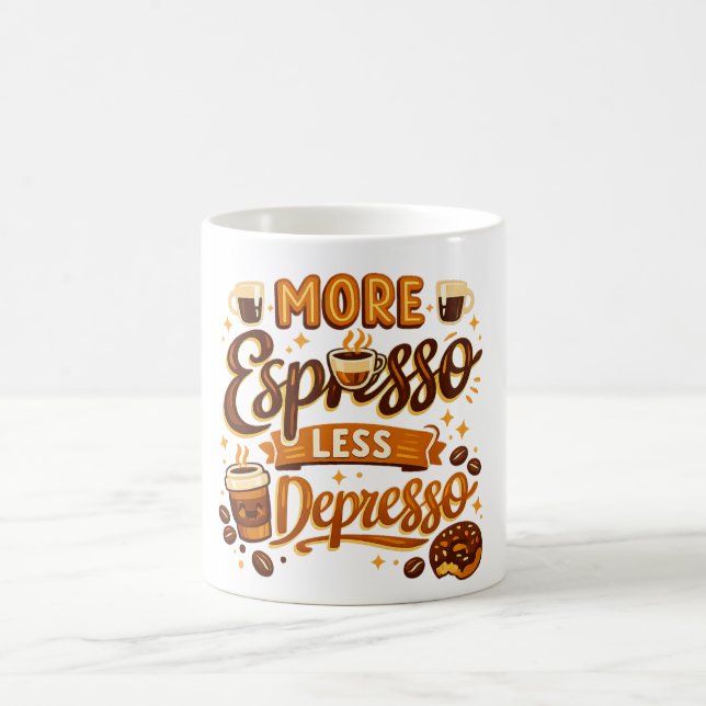 Mug Plus d'Espresso Moins de Dépression (Centre)