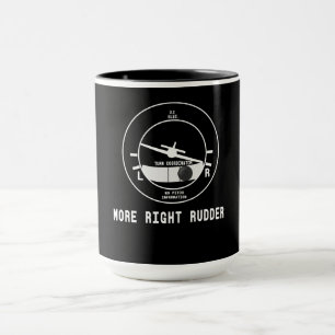 Mug Plus Droit Pilote Cfi instructeur de vol Cadeau pi