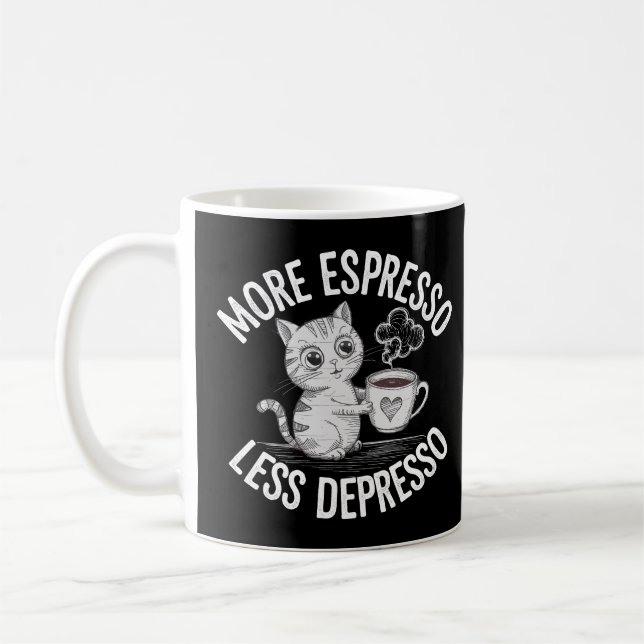 Mug Plus expresso moins dépresso (Gauche)