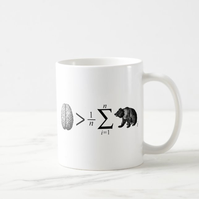 Mug Plus futé que l'ours moyen (Droite)