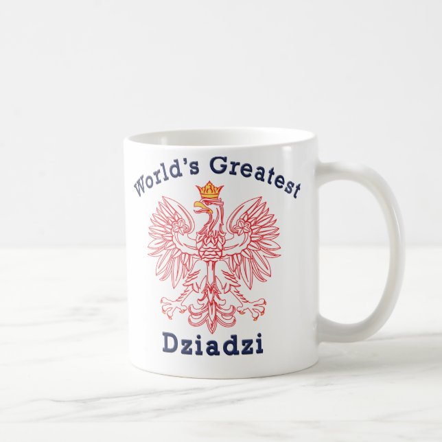 Mug Plus grand Dziadzi Eagle du monde (Droite)