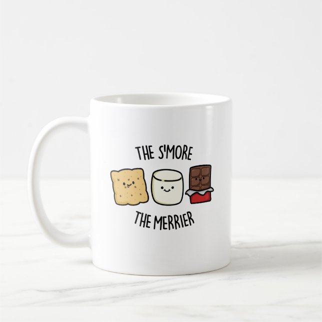 Mug Plus Le Merrier Drôle Pun Plus (Gauche)
