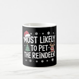Mug Plus susceptible de caresser la famille de Noël du