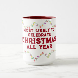 Mug Plus susceptible de célébrer Noël