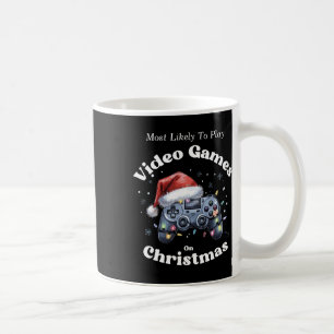 Mug Plus susceptible de jouer aux jeux vidéo à Noël -