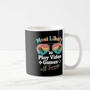 Mug Plus Susceptible De Jouer Aux Jeux Vidéo Tout L'Ét