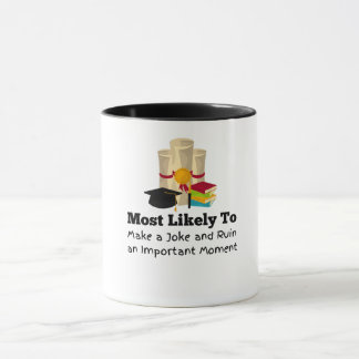 Mug Plus susceptible de ruiner le moment Graduation ca