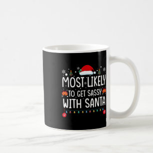 Mug Plus susceptible de s'amuser avec le Père Noël, fa