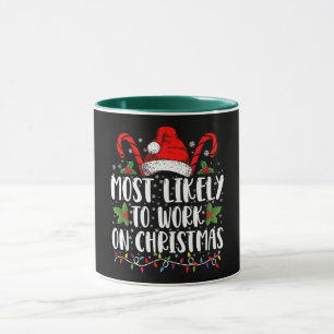 Mug Plus susceptible de travailler à Noël en famille a
