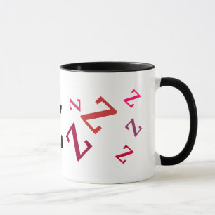 Mug - plusieurs lettres rouges