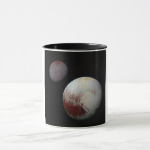 Mug Pluton et Charon 9e ou système solaire Planète nai