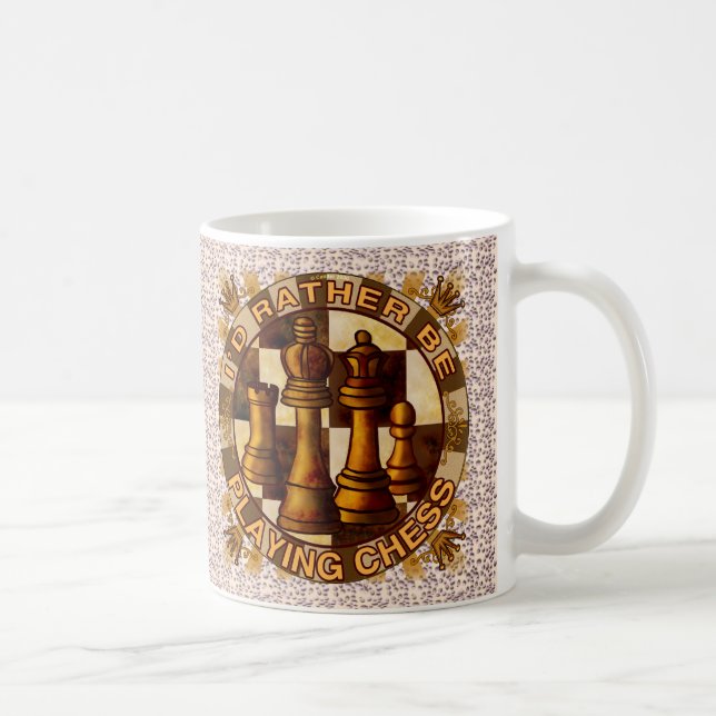 Mug Plutôt Jouer À La Musique D'Échecs (Droite)