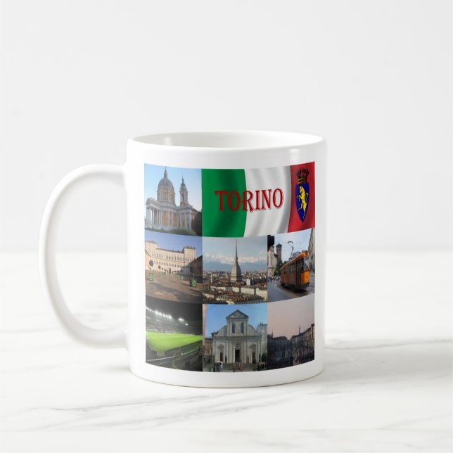 Mug PMT012 TURIN, Mosaïque, Piémont, Italie, (Gauche)