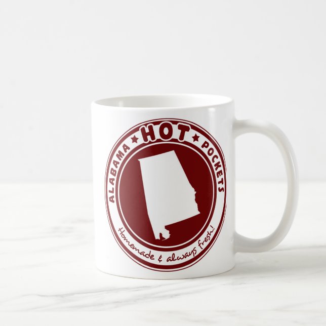 Mug Poche chaude de l'Alabama (Droite)