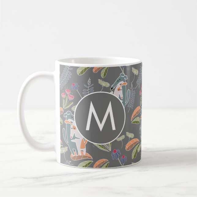 Mug Podenco personnalisé Galgo gris mou (Gauche)