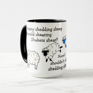 Mug Poème à langue rousse de l'agneau/mouton