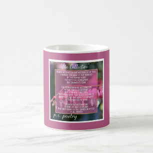 Mug Poème collectif Fleurs de cœur saignant (ma poésie