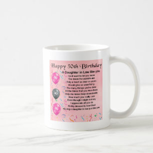 Mug Poème de belle-fille - 30ème anniversaire