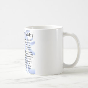 Mug Poème de père - soixante-dixième anniversaire
