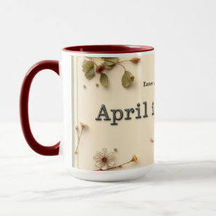 Mug Poésie en Fleur Poésie Botanique Moderne