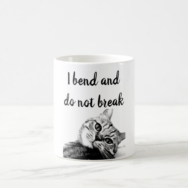 Mug Poètes de chat Jean de La Fontaine Je plie pas (Centre)