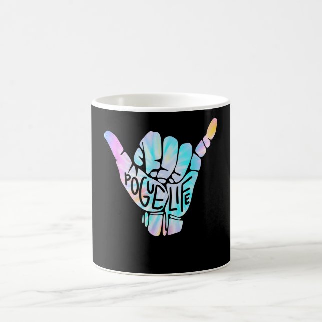Mug Pogue Life Shaka Hand Hang Loose Tie Dye (Centre)