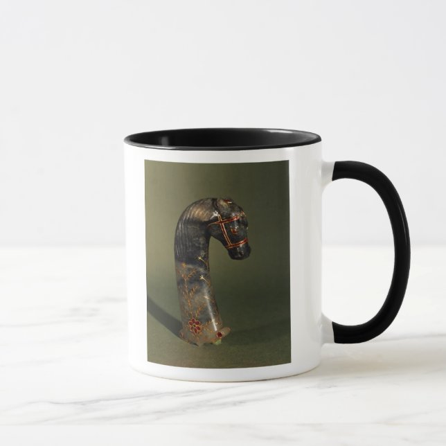 Mug Poignée de poignard sous forme de tête de cheval (Droite)