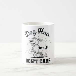 Mug "Poils de Chien, On S'en Fiche" Amusant Dessin Ani