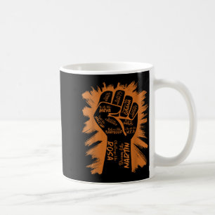 Mug Poing Puissant Main Inspirant les Leaders Noirs Hi