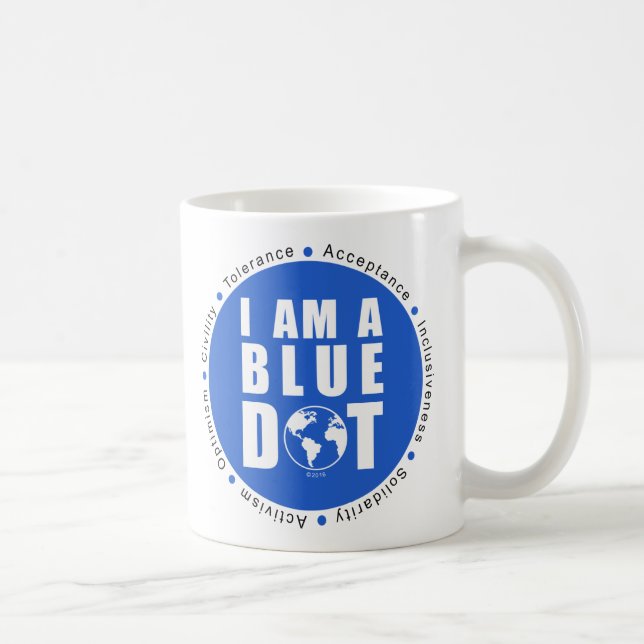 Mug Point bleu global (Droite)