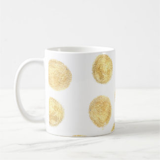 Mug Pointe Polka Dorée Tirée