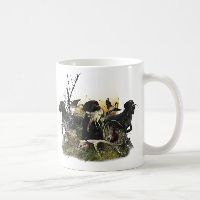 Mug  Pointer à poil dur allemand     (Droite)