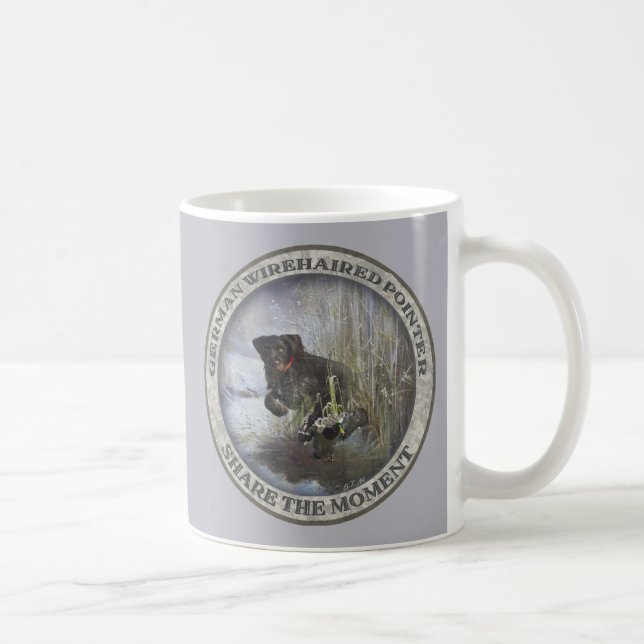 Mug Pointeur À poils durs allemand (Droite)