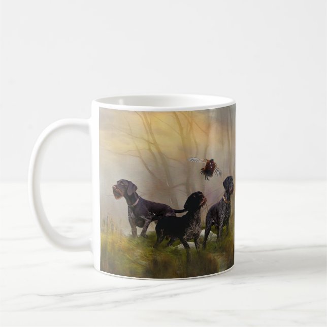 Mug Pointeur À poils durs allemand (Gauche)