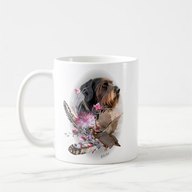 Mug Pointeur À poils durs allemand (Gauche)