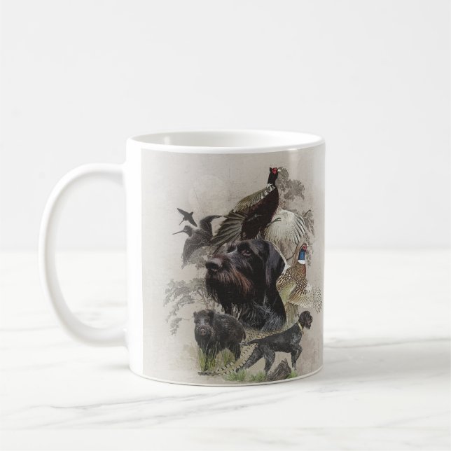 Mug Pointeur À poils durs allemand (Gauche)