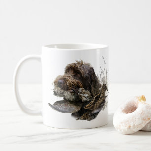 Mug Pointeur à poils durs Griffon, Chasse à la bécasse