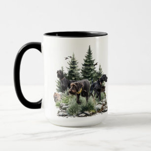 Mug Pointeurs À poils durs allemands, Art